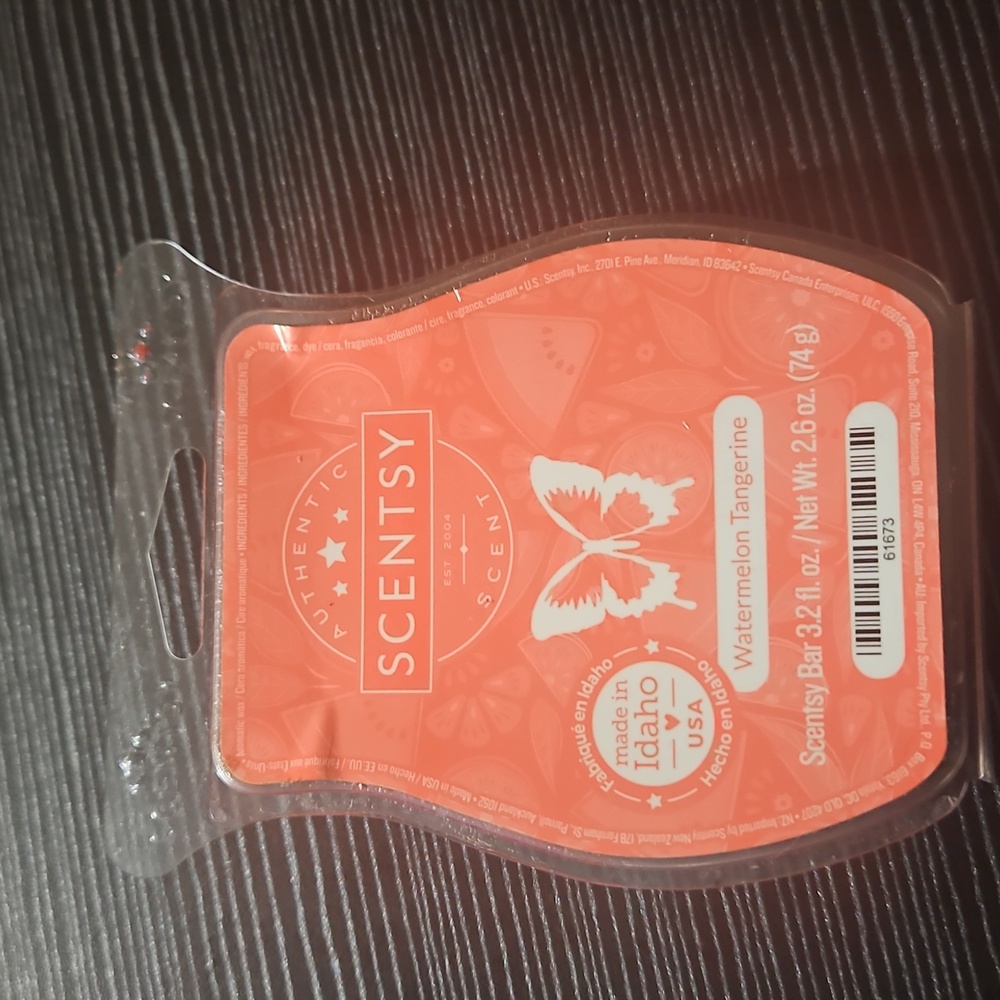 Watermelon Tangerine scentsy wax bar